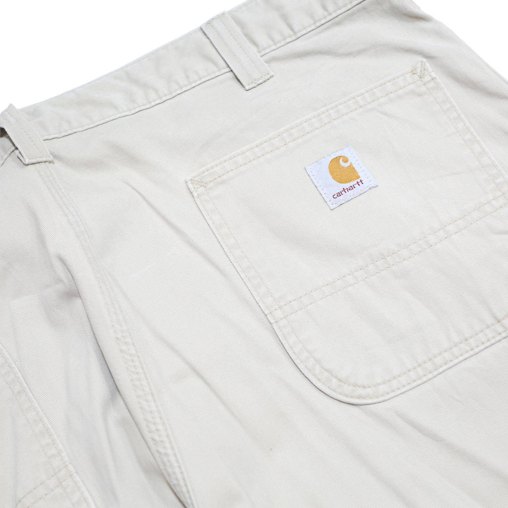 CARHARTT Mens Cotton Twill Beige Relaxed Straight Trousers W40 L32 Workwear