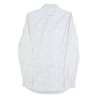 DIESEL Slim Fit Mens Shirt Blue Floral Long Sleeve S