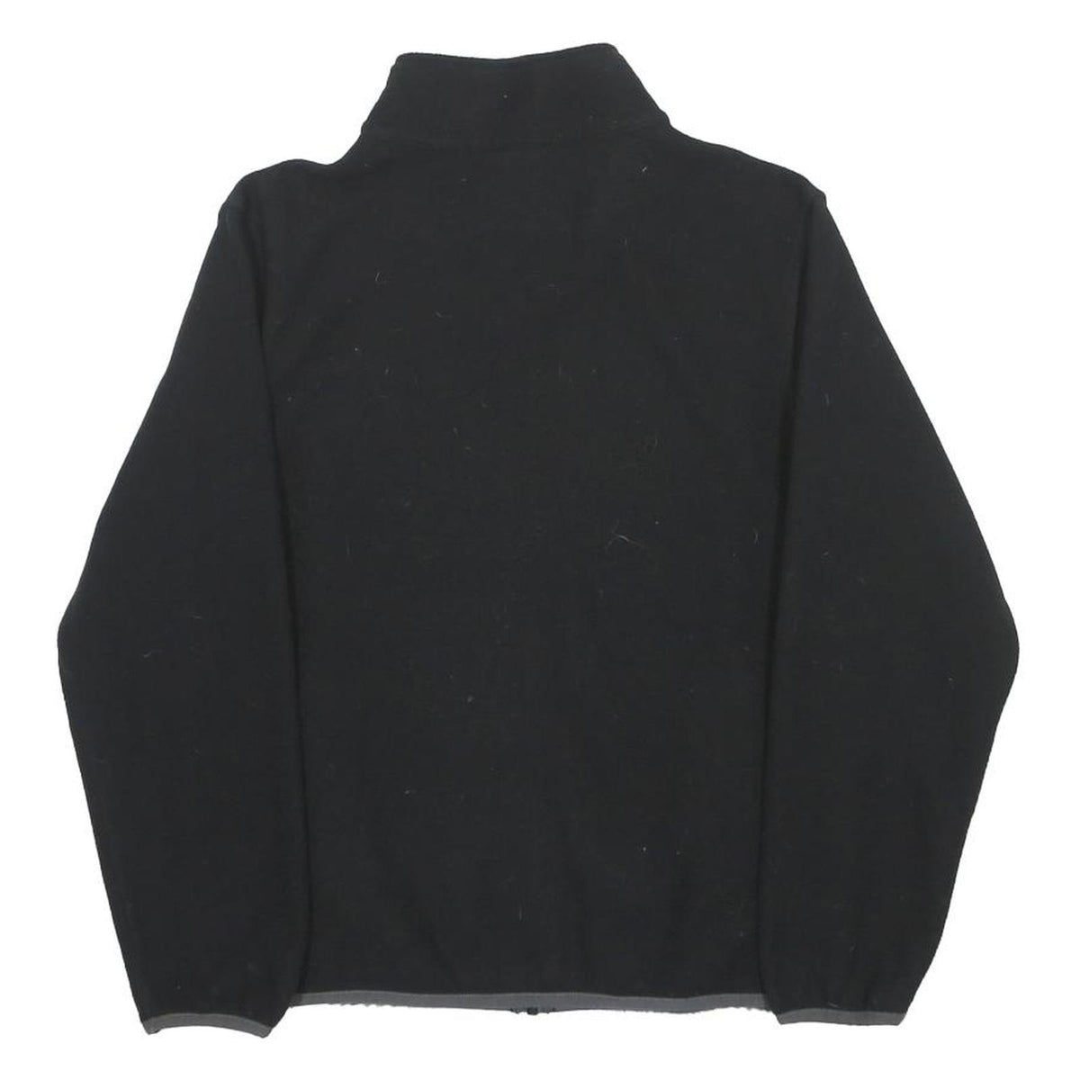 THE NORTH FACE Boys Black Fleece Zip Jacket L Outdoor Casual Warm Layer