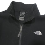 THE NORTH FACE Boys Black Fleece Zip Jacket L Outdoor Casual Warm Layer