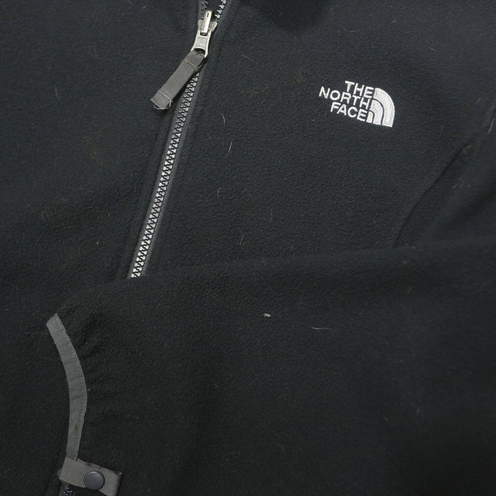 THE NORTH FACE Boys Black Fleece Zip Jacket L Outdoor Casual Warm Layer