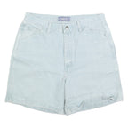 WRANGLER Womens Shorts Blue Casual Plain M W30 Denim 90s Style