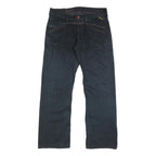 REPLAY Mens Jeans Blue Relaxed Straight Denim W34 L32 Button Closure Casual