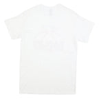 GILDAN Womens White Kent City Eagles Girls Basketball T-Shirt M Short Sleeve