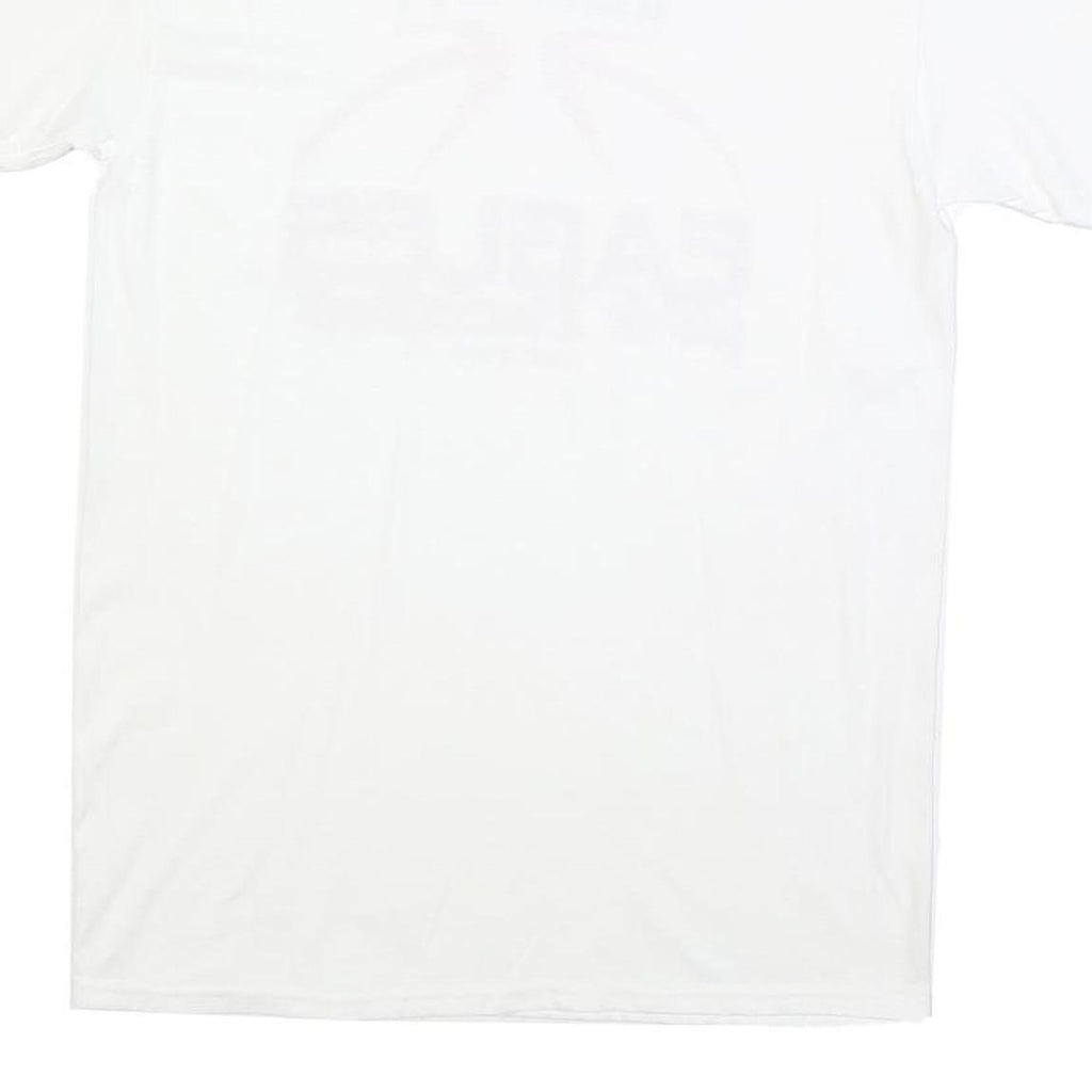 GILDAN Womens White Kent City Eagles Girls Basketball T-Shirt M Short Sleeve