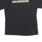 NIKE Mens Black Boilermakers Football Graphic T-Shirt M Short Sleeve Crew Neck