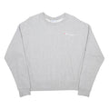 CHAMPION REVERSE WEAVE Womens Grey Crew Neck L Cotton Blend Sweatshirt