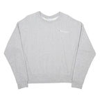 CHAMPION REVERSE WEAVE Womens Grey Crew Neck L Cotton Blend Sweatshirt