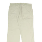 LEE COOPER Mens Cotton Blend Regular Beige Trousers W32 L27 Zip Pocket