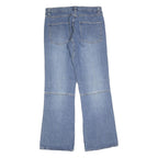 CROSSBALL Mens Jeans Blue Relaxed Straight Denim Rinse W34 L33 Streetwear