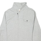 LEVI'S Mens Sweatshirt Grey Collared L
