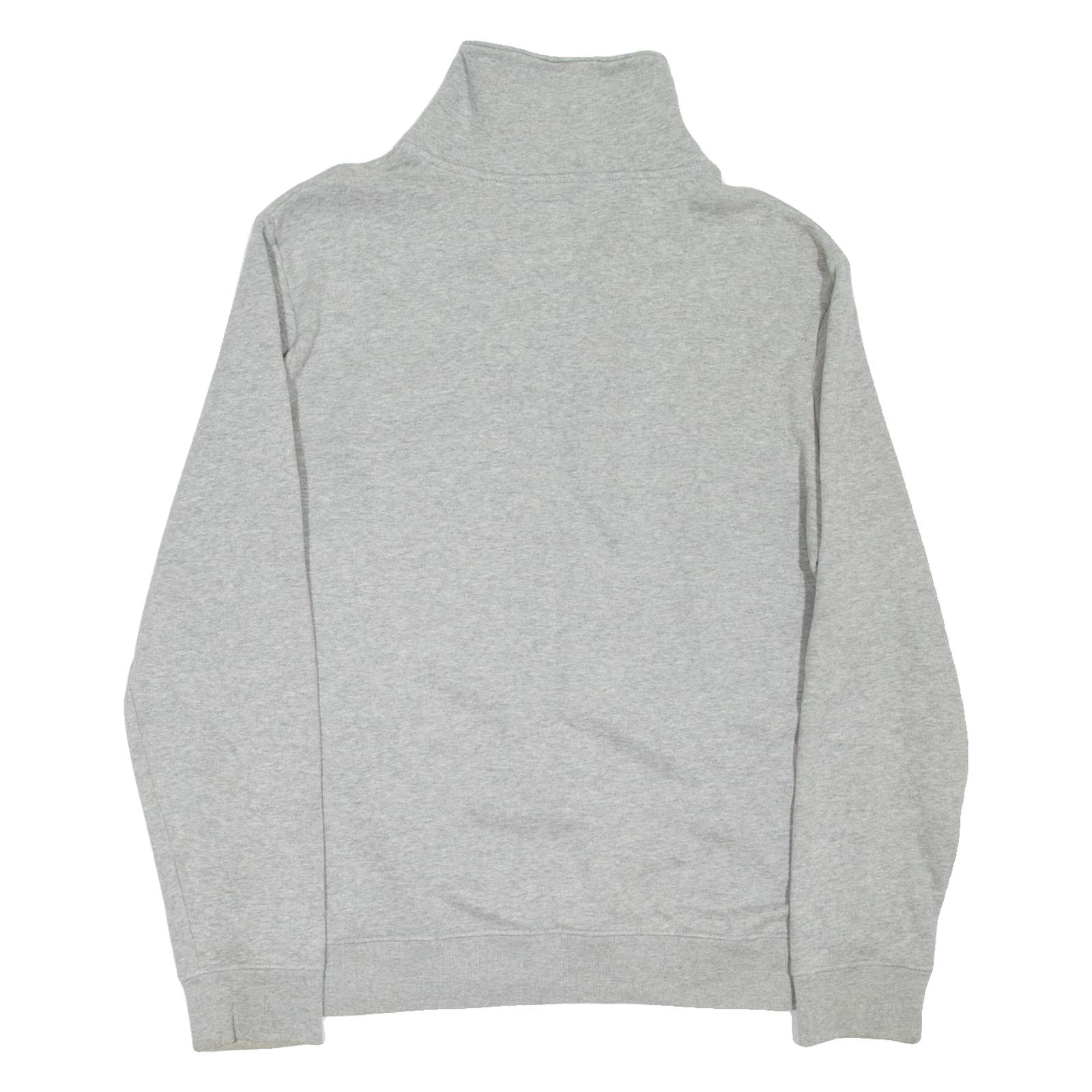 LEVI'S Mens Sweatshirt Grey Collared L