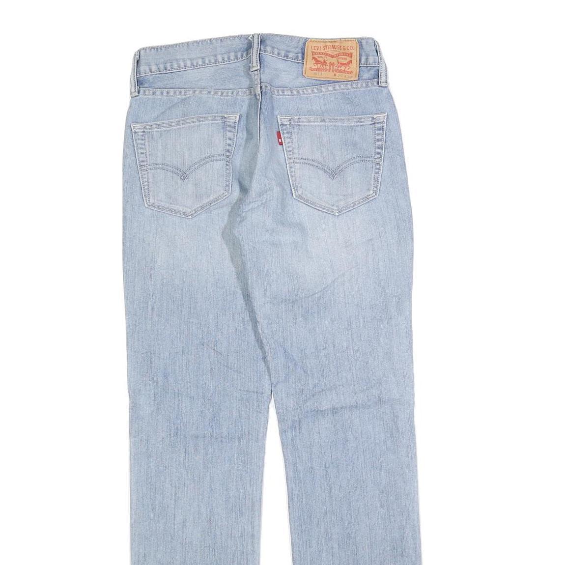 LEVI'S 511 Slim Mens Jeans Blue Slim Skinny Denim Light W29 L32 Casual