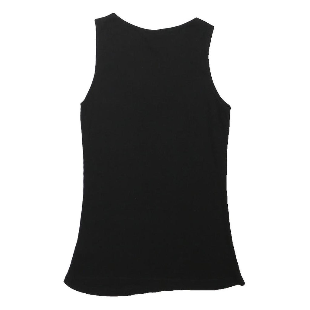 DOROTHY PERKINS Womens Black Embellished V-Neck Sleeveless Top UK 14