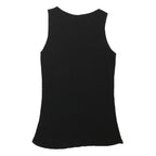 DOROTHY PERKINS Womens Black Embellished V-Neck Sleeveless Top UK 14