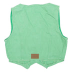 SYBILLA Womens Waistcoat Green L