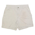CARHARTT Mens Shorts White Casual XL W38 Cotton Blend Workwear Summer