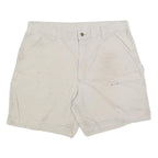 CARHARTT Mens Shorts White Casual XL W38 Cotton Blend Workwear Summer