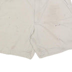 CARHARTT Mens Shorts White Casual XL W38 Cotton Blend Workwear Summer