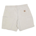 CARHARTT Mens Shorts White Casual XL W38 Cotton Blend Workwear Summer