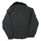 HEAD SKIWEAR Womens Black Ski Jacket S Polyester Blend Woven Plain Relaxed Fit