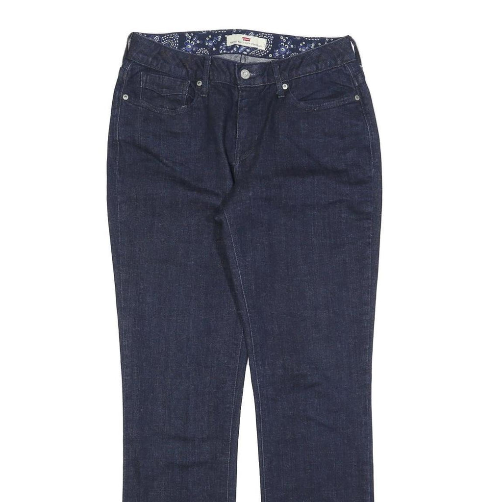 LEVI'S 525 Womens Jeans Blue Regular Straight Denim Raw W28 L30