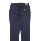 LEVI'S 525 Womens Jeans Blue Regular Straight Denim Raw W28 L30