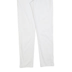 CALVIN KLEIN JEANS Womens Cotton Blend White Slim Skinny Trousers W34 L32