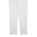 CALVIN KLEIN JEANS Womens Cotton Blend White Slim Skinny Trousers W34 L32