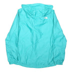 THE NORTH FACE Womens Blue Jacket S Polyester Blend Plain Lightweight Hooded