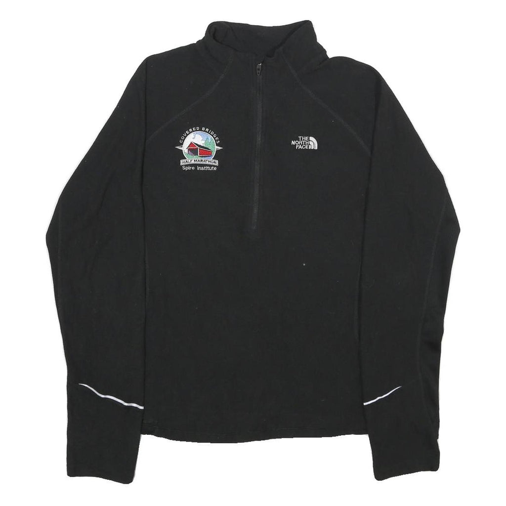 THE NORTH FACE Womens Black Half Marathon Patterned Pullover Crew Neck Basic