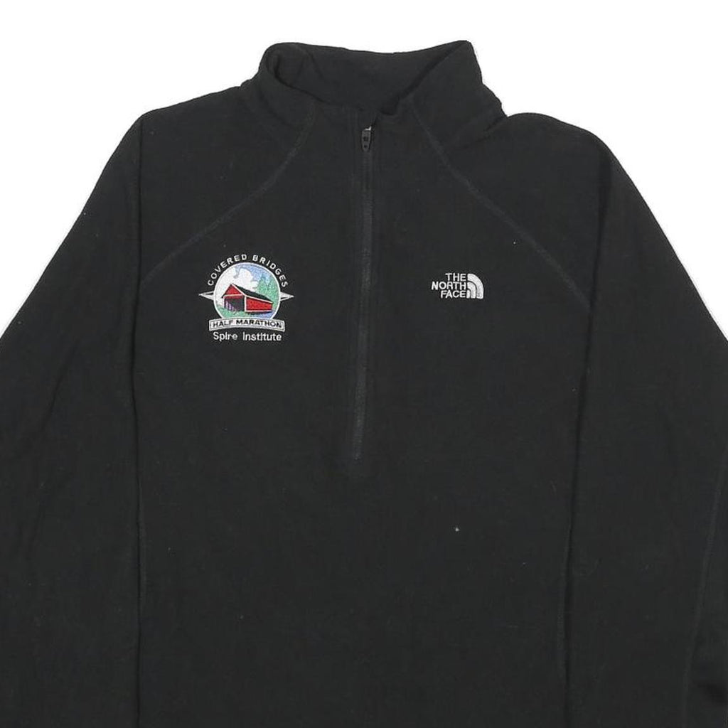THE NORTH FACE Womens Black Half Marathon Patterned Pullover Crew Neck Basic