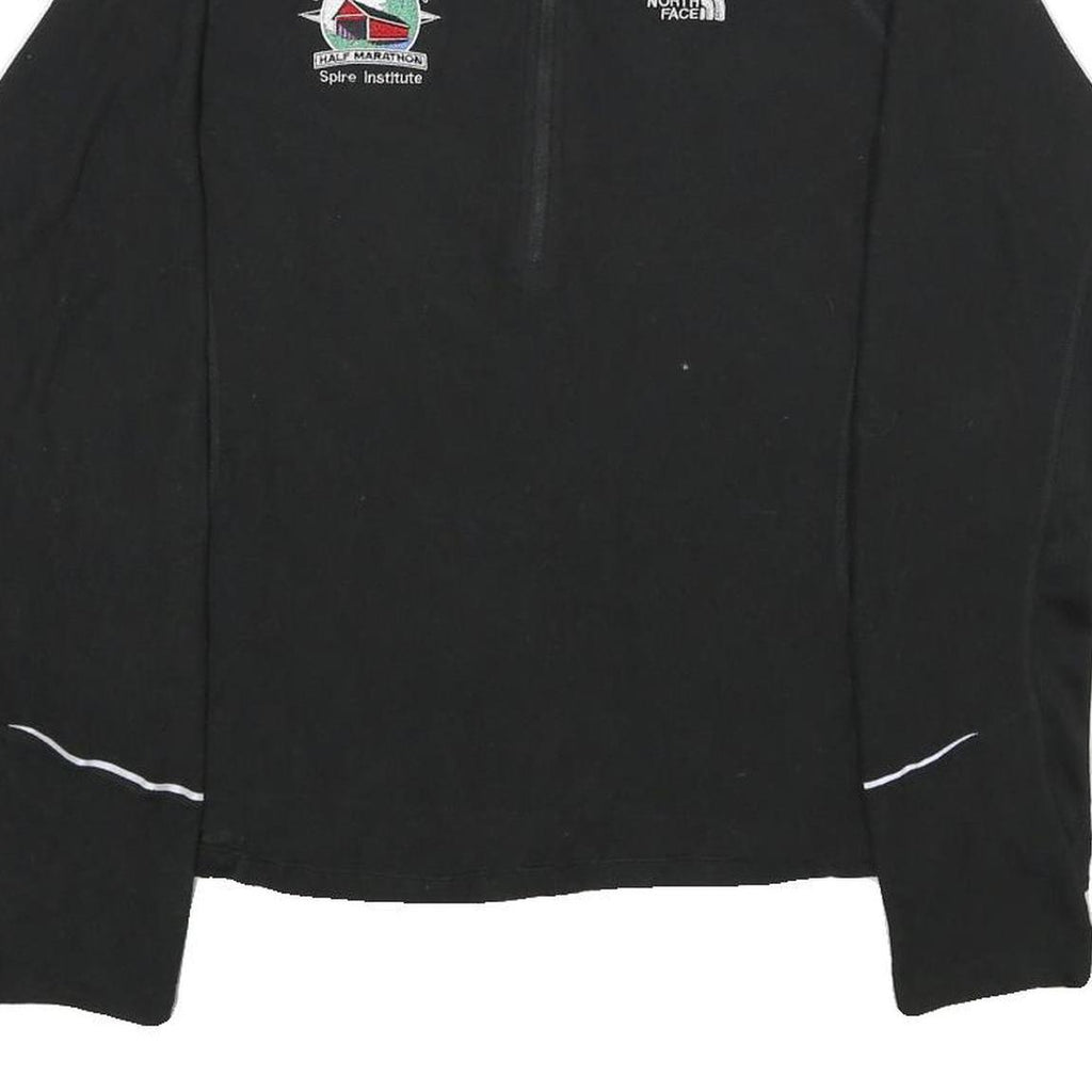 THE NORTH FACE Womens Black Half Marathon Patterned Pullover Crew Neck Basic