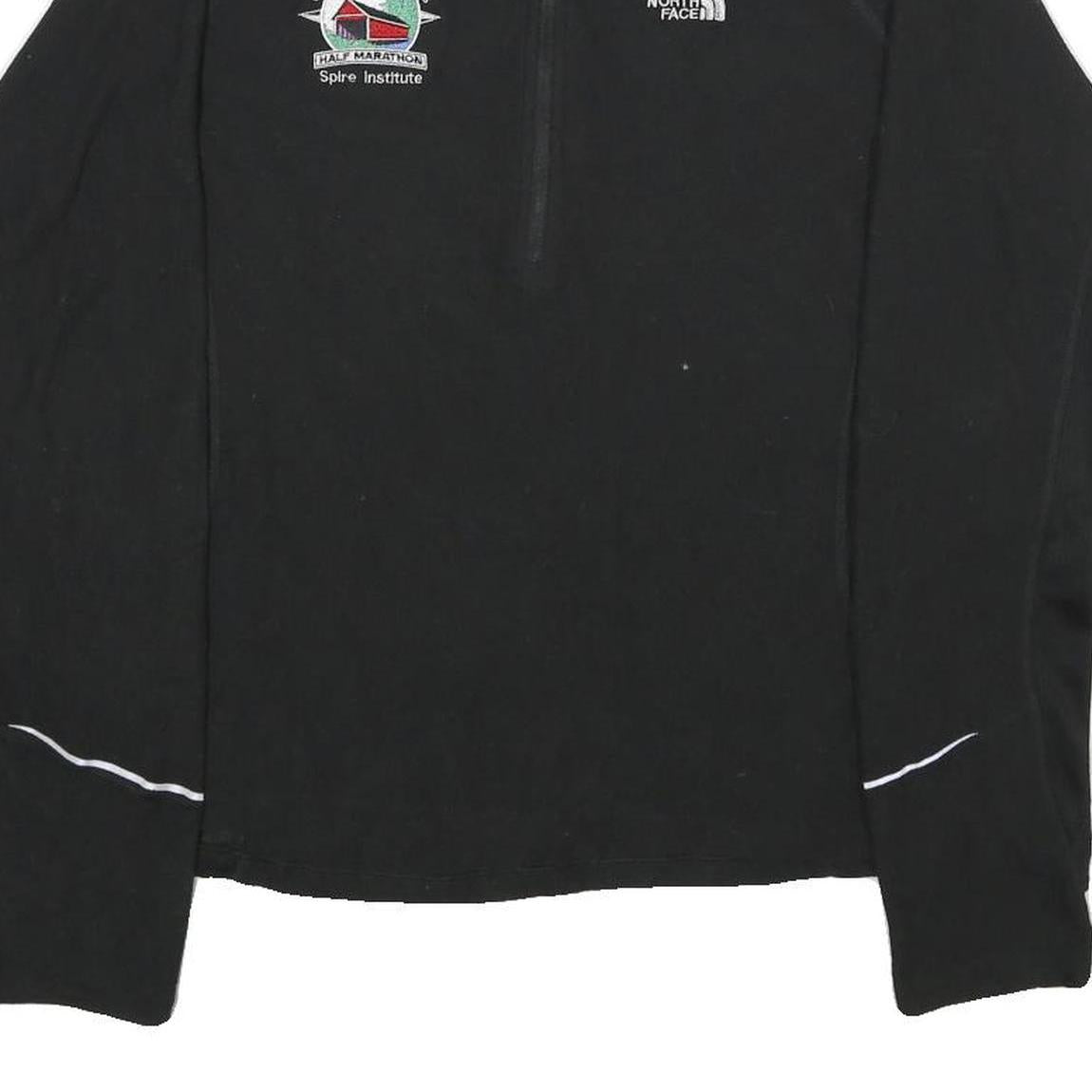 THE NORTH FACE Womens Black Half Marathon Patterned Pullover Crew Neck Basic