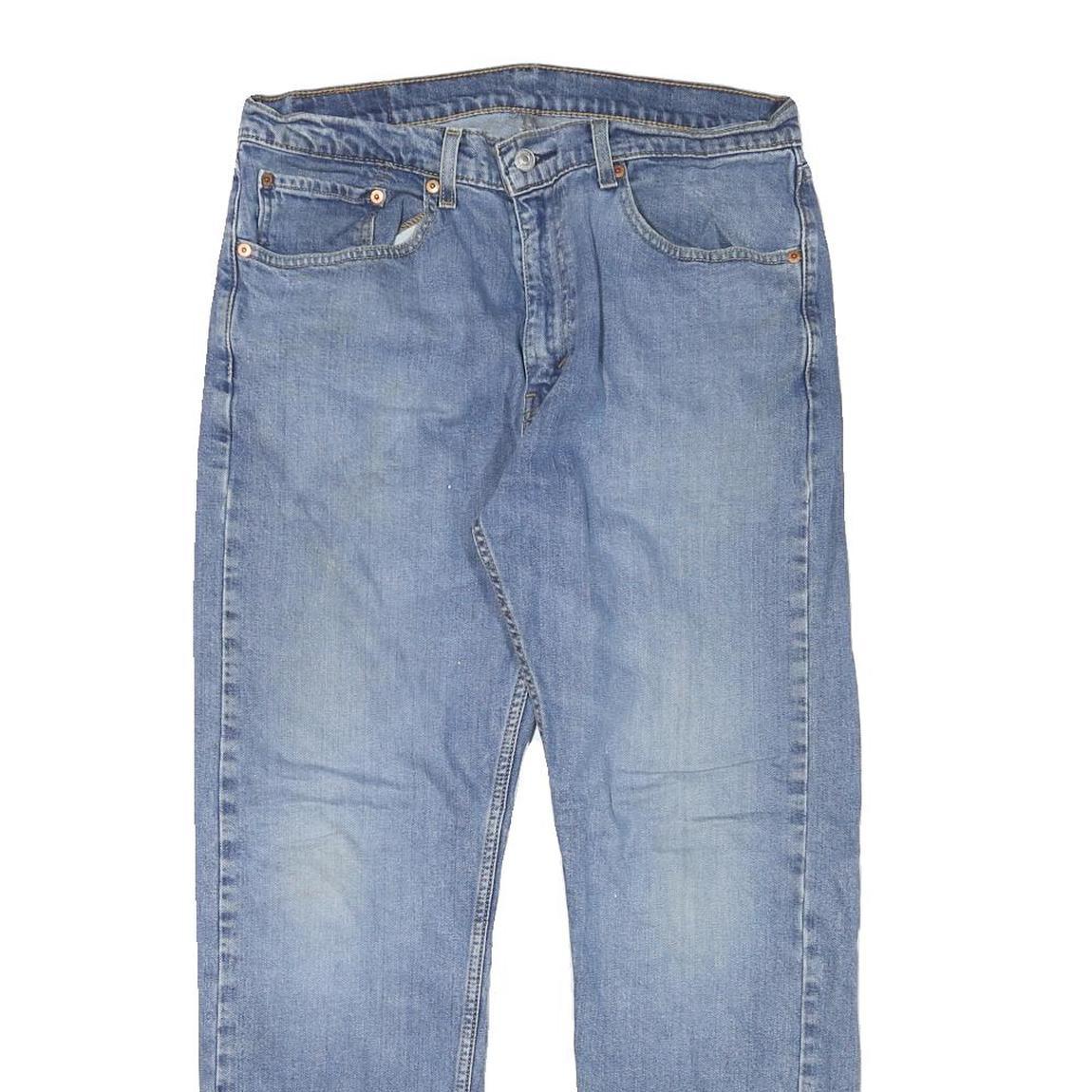 LEVI'S Mens Jeans Blue Regular Straight Denim Medium W32 L28 Classic Zip