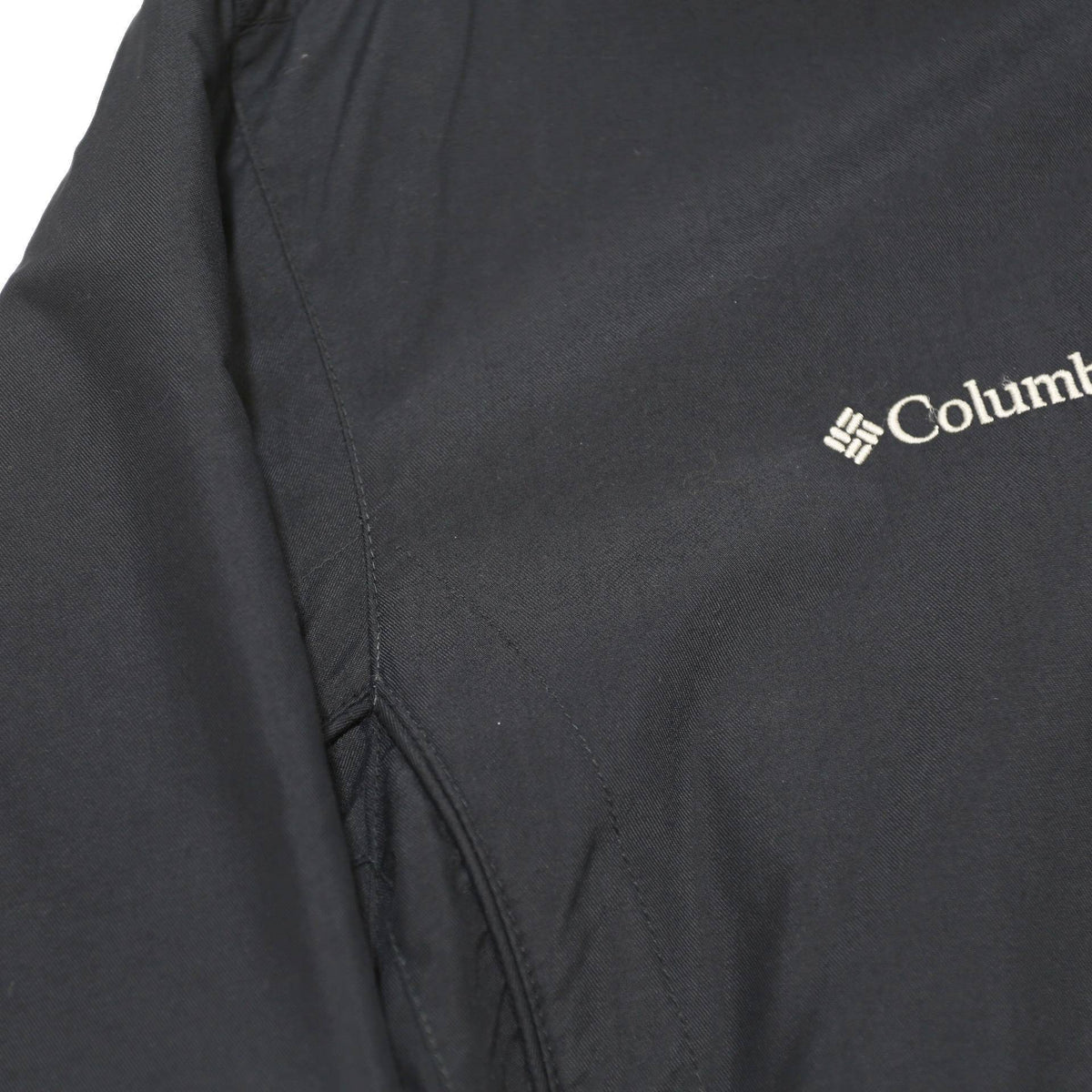 COLUMBIA Womens Black Jacket XL Nylon Plain Outdoor Zip Casual Warm