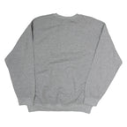 GILDAN Womens Grey Indiana Crew Neck L Cotton Sweatshirt Pullover Casual