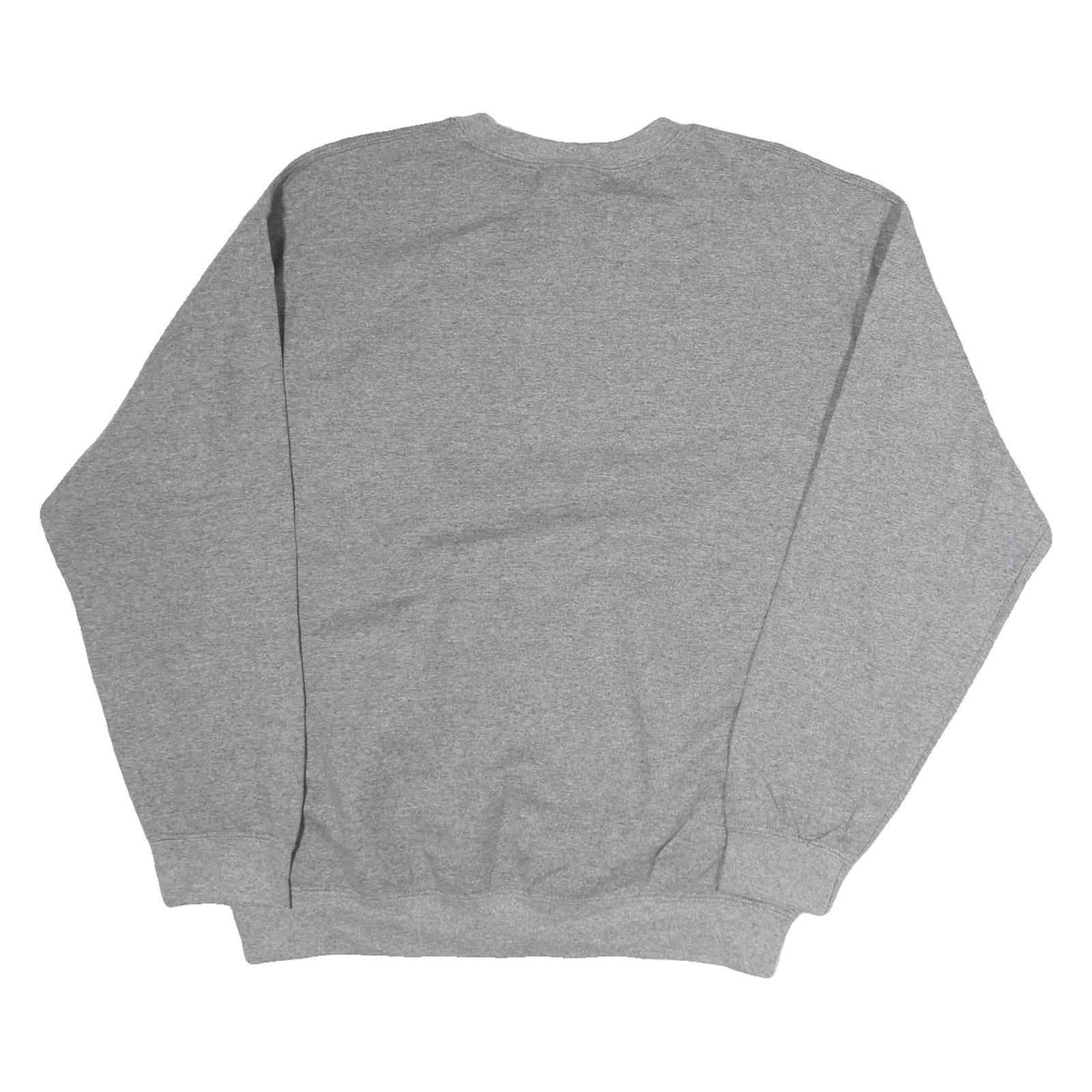 GILDAN Womens Grey Indiana Crew Neck L Cotton Sweatshirt Pullover Casual