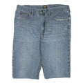 LEE Mens Denim Blue Shorts L W36 Casual Cotton Blend Summer
