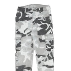 URBAN CLASSICS Mens Cotton Blend Camouflage Slim Tapered Cargo Trousers W26 L25