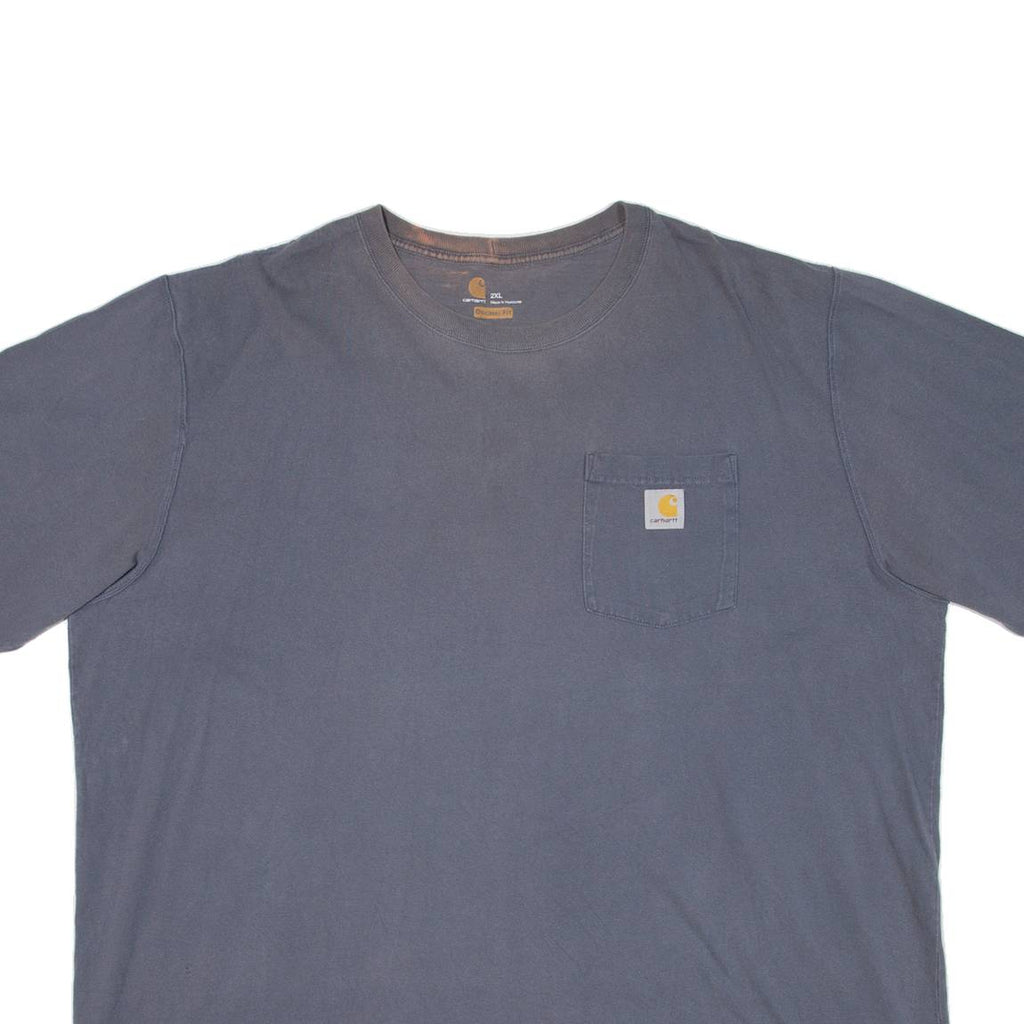 CARHARTT Mens T-Shirt Grey 2XL