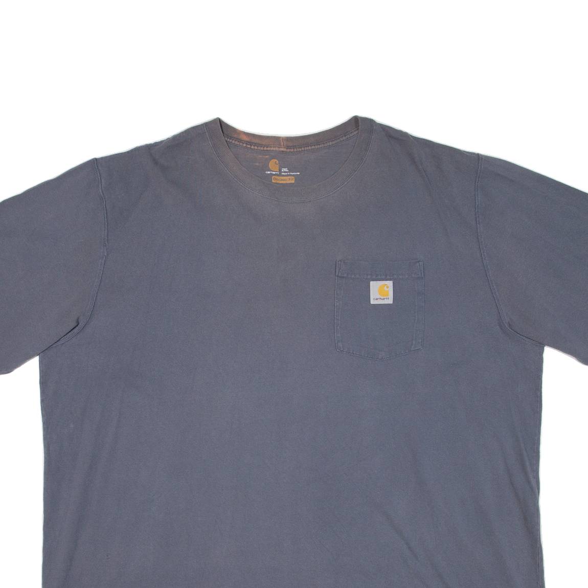 CARHARTT Mens T-Shirt Grey 2XL
