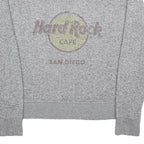 HARD ROCK CAFE Womens Grey San Diego Scoop Neck M Cotton Blend Sweatshirt