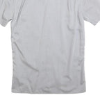 ENGELBERT STRAUSS Mens Grey Work Shirt S Manuel Bongni Logo Cotton Blend