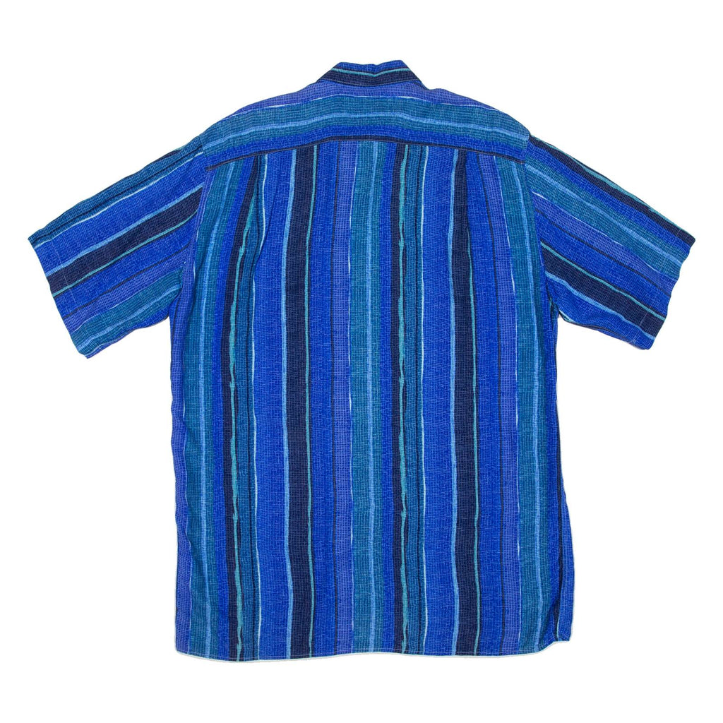 MARC THOMBARD Mens Shirt Blue Striped L