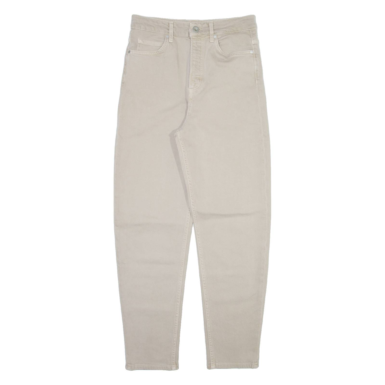 MARC O'POLO Womens Trousers Beige Relaxed Tapered W27 L27