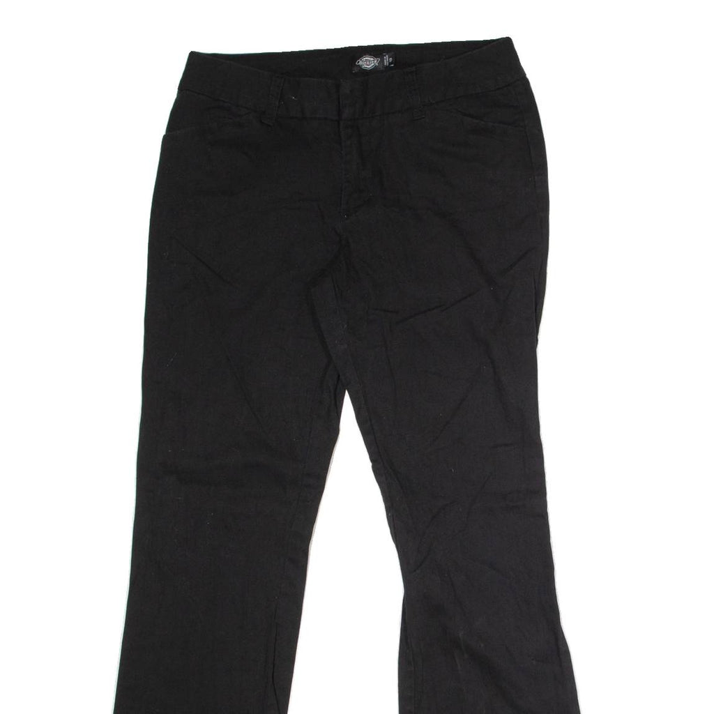 DICKIES Workwear Womens Trousers Black Regular Flared W30 L32