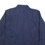 CARHARTT Mens Navy Blue Work Shirt 2XL Cotton Blend Durable Button-Down