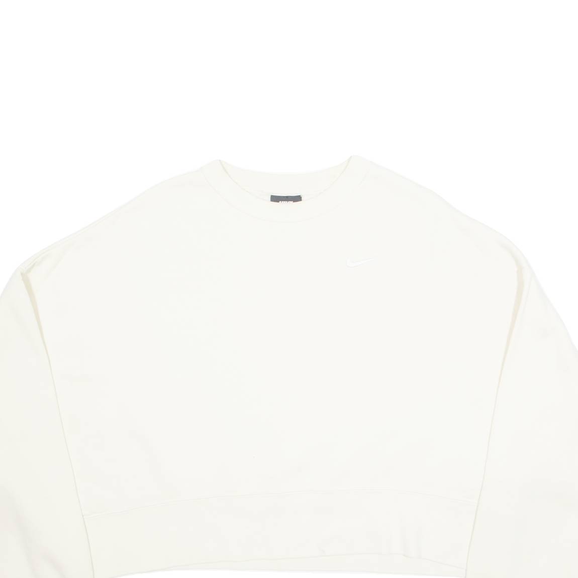NIKE Cropped Womens Sweatshirt Cream L