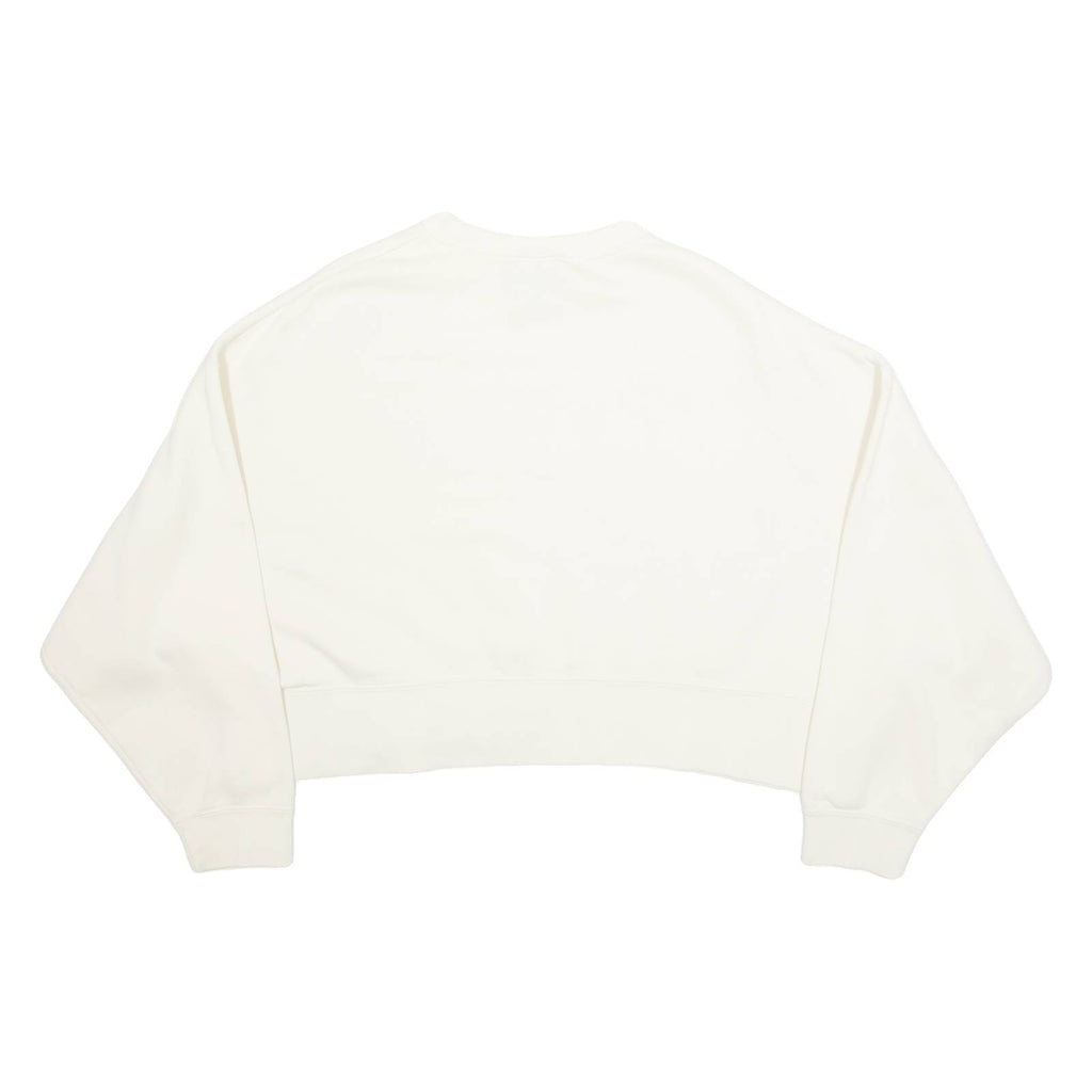 NIKE Cropped Womens Sweatshirt Cream L